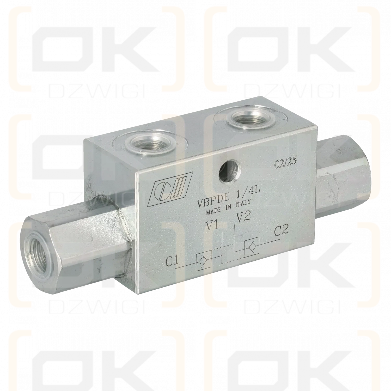 Двойной обратный клапан, управляемый VBPDE 1/4"